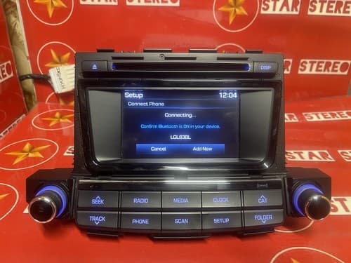 2015 - 2018 Hyundai Tucson OEM CD SAT Bluetooth Radio 96180-D31004X HY216U - Thumbnail 2
