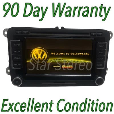 VW Volkswagen Navigation GPS Touch screen radio CD RNS-510 OEM 3C0035684C VW146 - Thumbnail 2