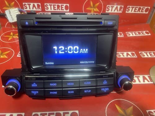 2015 - 2018 Hyundai Tucson OEM CD SAT Bluetooth Radio 96180-D31004X HY216U - Thumbnail 7