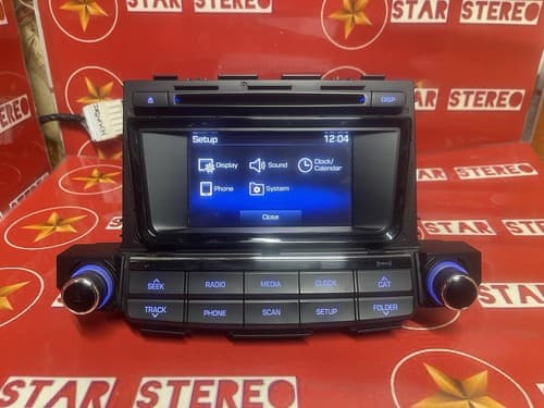 2015 - 2018 Hyundai Tucson OEM CD SAT Bluetooth Radio 96180-D31004X HY216U - Thumbnail 3