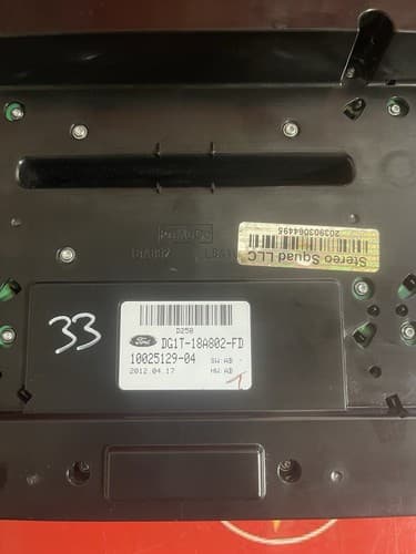 2014-2019 Ford Police Taurus Radio Temperature Control Panel ID EG1T18A802FB OEM - Thumbnail 4