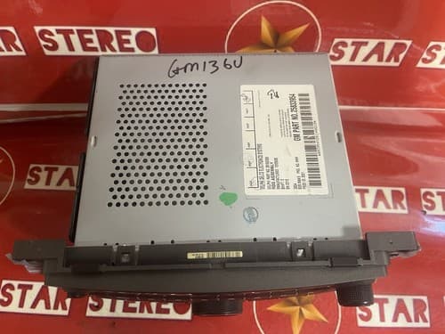 UNLOCKED 09 Saturn Aura AM FM Radio Cd Player Aux Input 25833954 GM136U - Thumbnail 3