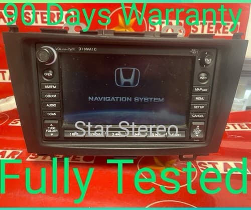 Honda CRV CR-V Navigation Radio GPS XM CD MP3 Player Disc Changer 2AN0 OEM HO138 - Image 1