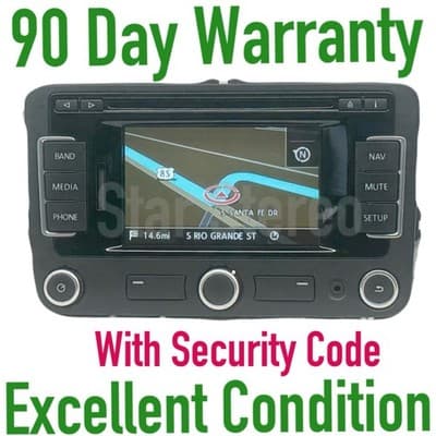 VW VOLKSWAGEN Bug RNS-315 Navigation GPS SAT Radio AUX CD Player OEM 1K0035274F - Image 1