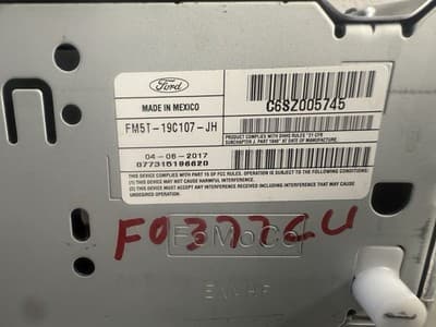 2012- 2014 Ford Focus satellite radio mp3 cd player OEM CM5T-19C107-JH FO377CU - Thumbnail 6