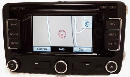 VW VOLKSWAGEN Bug RNS-315 Navigation GPS SAT Radio AUX CD Player OEM 1K0035274F - Thumbnail 2