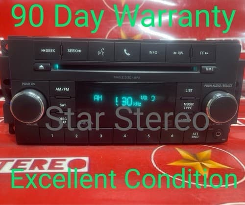 2009-2010-2011 Dodge Truck Ram 1500 2500 AM FM CD Radio Receiver RES OEM CH118U - Image 1