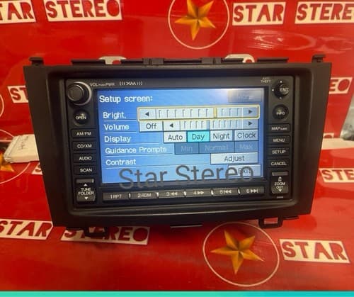 Honda CRV CR-V Navigation Radio GPS XM CD MP3 Player Disc Changer 2AN0 OEM HO138 - Thumbnail 4
