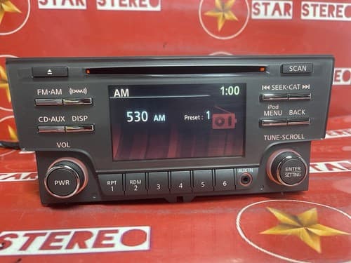 2013 - 2014 Nissan Sentra OEM CD AM FM SAT Radio Receiver Aux 28185 3RA2B NI196U - Thumbnail 2