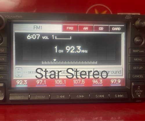 HONDA CIVIC HYBRID OEM XM Navigation Radio GPS 6 Disc CD Player 2AC4 HO118AU - Thumbnail 4