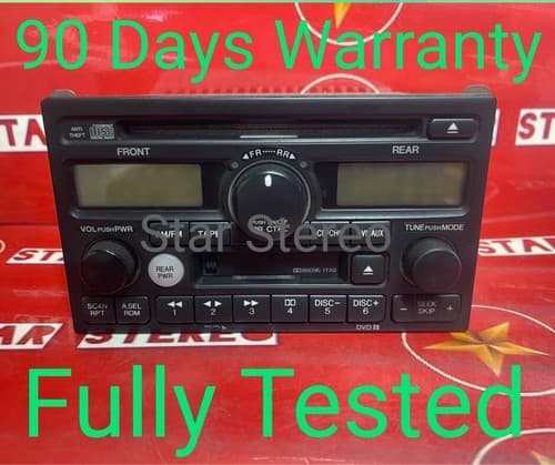 2002-2004 Honda Odyssey AM FM CD Cassette Player OEM 39100-S0X-A500 HO129AU - Image 1
