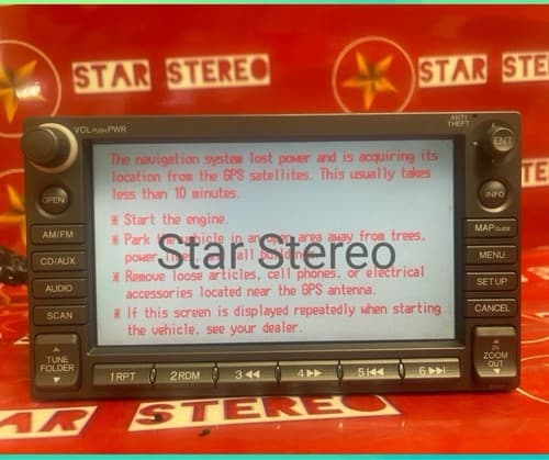 HONDA CIVIC HYBRID OEM XM Navigation Radio GPS 6 Disc CD Player 2AC4 HO118AU - Thumbnail 2