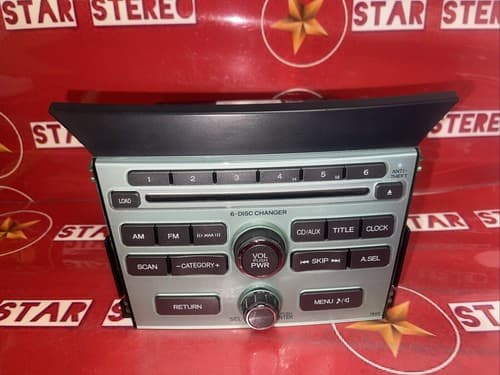 2009 - 2011 HONDA PILOT Am Fm Cd Player Radio Receiver ~39100-SZA-A200 HO136U - Image 1