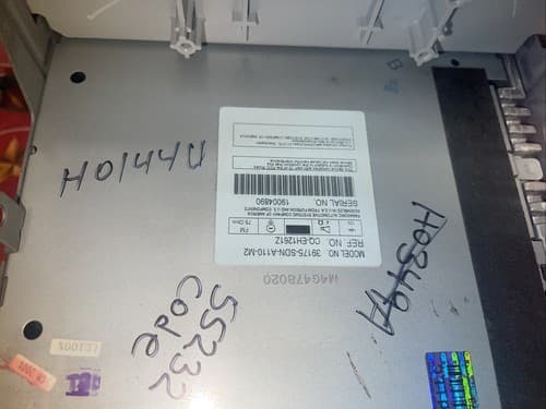 03 04 05 06 07 HONDA Accord Radio Stereo 6 Disc CD Player 7BX0 Coupe EX HO144U - Thumbnail 4