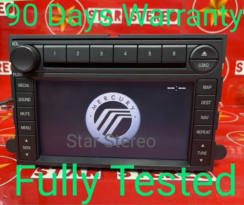 FORD AM/FM 6-CD NAVIGATION 2008 ESCAPE/MARINER 8L8T-18K931-AF FO173U - Image 1