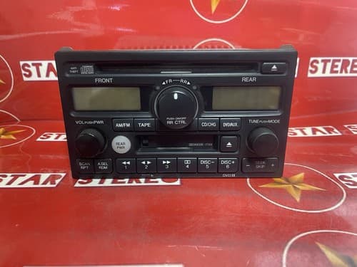 2002-2004 Honda Odyssey AM FM CD Cassette Player OEM 39100-S0X-A500 HO129AU - Thumbnail 2