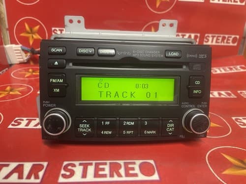 2007-08 Hyundai Azera AM FM Radio 6-Disc CD MP3 Player OEM 96190-3L150WK HY217U - Thumbnail 4