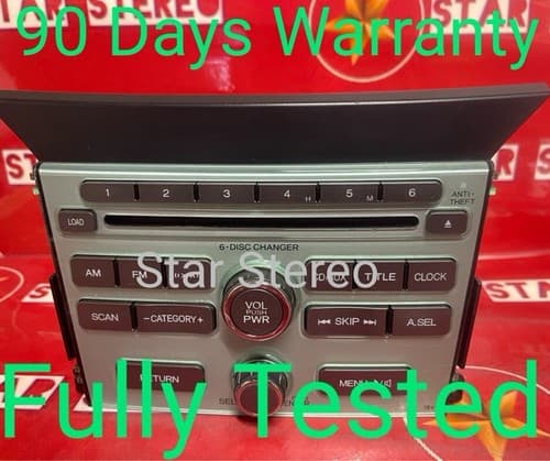 2009 - 2011 HONDA PILOT Am Fm Cd Player Radio Receiver ~39100-SZA-A200 HO136U - Thumbnail 4