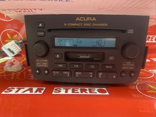 Acura 03-04 Bose OEM Radio, 6 Disc Cassette 39100-S3V-A230 3TF3 AC102U - Thumbnail 4