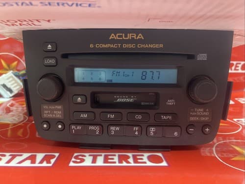 Acura 03-04 Bose OEM Radio, 6 Disc Cassette 39100-S3V-A230 3TF3 AC102U - Thumbnail 2