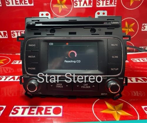 2014 - 2017 Kia Forte OEM Single CD Touch Screen AM FM SAT Radio Receiver KI131U - Thumbnail 2