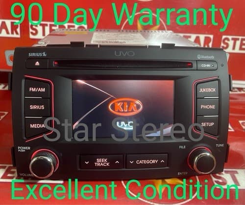 12 13 Kia Sorento Radio CD Player Bluetooth Sirius MP3 Touchscreen Stereo UVO - Image 1