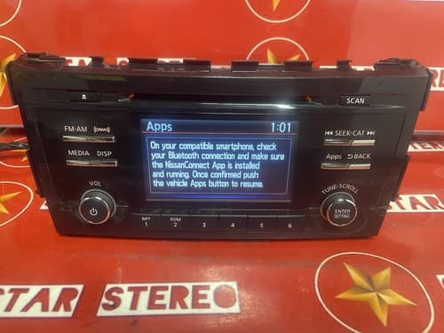 2017 - 2019 Nissan Rogue OEM AM FM XM Radio CD Player 28185 3TA1B OEM NI221U - Thumbnail 4
