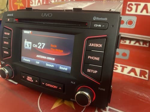 12 13 Kia Sorento Radio CD Player Bluetooth Sirius MP3 Touchscreen Stereo UVO - Thumbnail 4