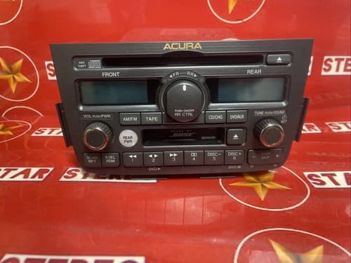 2003-2004 Acura MDX AM FM Radio CD Cassette Player 39100-S3V-A610 AC117AU - Thumbnail 3