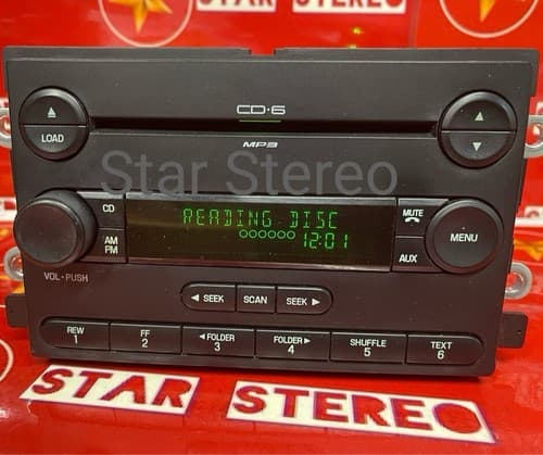 2005-2007 Ford Freestyle OEM AM FM Radio 6 CD Player Auxiliary 5F9T-18C815-GB - Thumbnail 5