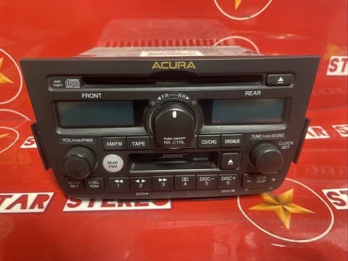 Acura MDX 2001-2004 CD Cassette DVD BOSE radio. OEM 39100-S3V-A600 1XF0 AC101AU - Thumbnail 3