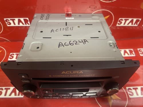 2003-2004 Acura MDX 6 Disc CD FM AM Cassette Receiver 39100-S3V-A340 OEM AC118U - Thumbnail 4