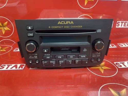 2003-2004 Acura MDX 6 Disc CD FM AM Cassette Receiver 39100-S3V-A340 OEM AC118U - Thumbnail 3