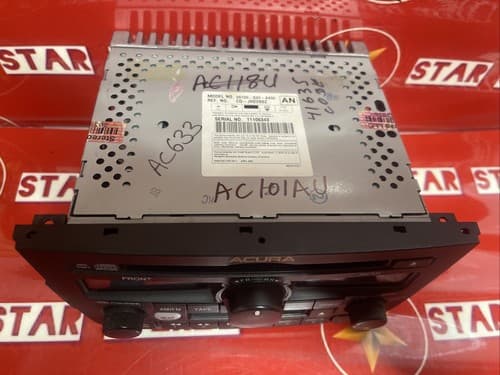 Acura MDX 2001-2004 CD Cassette DVD BOSE radio. OEM 39100-S3V-A600 1XF0 AC101AU - Thumbnail 4