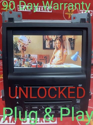 UNLOCKED CADILLAC Navigation GPS Radio 6 Disc CD DVD 15916596 GM106U - Image 1