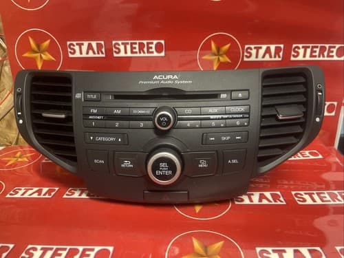 2010 10 ACURA TSX Radio AM/FM MP3 CD Radio OEM 39100-TP1-A111-M1 AC127U - Image 1