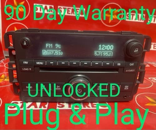 UNLOCKED Saturn Outlook Radio Stereo MP3 6 CD Player 25827115 GM149U - Image 1