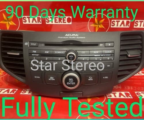 2010 10 ACURA TSX Radio AM/FM MP3 CD Radio OEM 39100-TP1-A111-M1 AC127U - Thumbnail 3