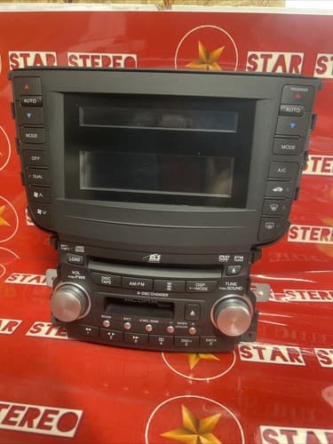 2004 - 2006 Acura TL Audio Radio CD Climate Screen 39100-SEP-A000 OEM! AC119U - Thumbnail 3