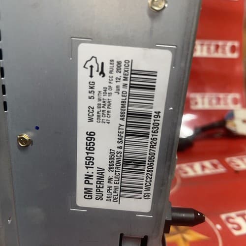 UNLOCKED CADILLAC Navigation GPS Radio 6 Disc CD DVD 15916596 GM106U - Thumbnail 8