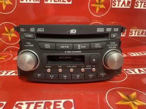 2007-08 Acura TL AM FM XM Cassette 6 Disc CD DVD 39100-SEP-A500 Opt 1TB4 AC124A - Thumbnail 3