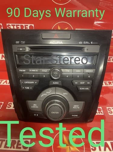 13-15 ACURA ILX AM/FM CD DVD PLAYER NAVIGATION OEM 39540-TS6-A110-M1 AC138U - Image 1