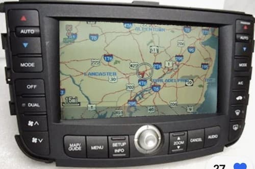 07 08 ACURA 3.2 TL Navigation System Display Touch Screen 39050-SEP-A3 AC104AU - Thumbnail 2
