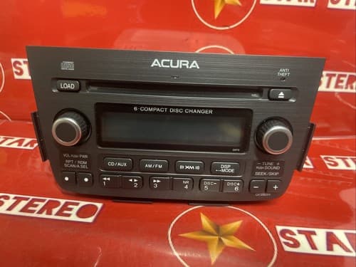 2005-2006 Acura MDX Radio Stereo 6 Disc CD Player 39101-S3V-A180 AC136U - Thumbnail 2
