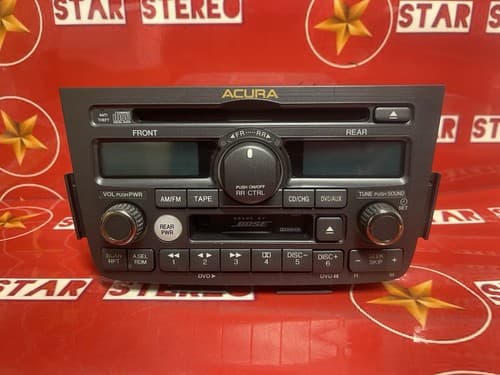 2003-2004 Acura MDX AM-FM 6CD Cassette 1XF1 Part Number 39100-S3V-A500 AC140AU - Thumbnail 3