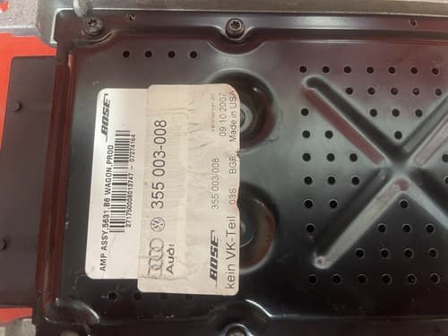 Amplificateur AUDI A4 A6 B6 Bose 355003008, 355 003-008 AU114U - Thumbnail 6