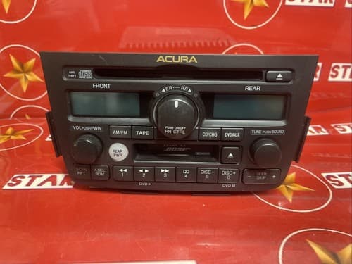 2003-2004 Acura MDX AM-FM 6CD Cassette 1XF1 39100-S3V-A500 AC140U - Thumbnail 2