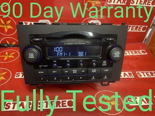 NEW 2007-2011 HONDA CRV CR-V Radio MP3 6 CD Player 1XN0 39100-SWA-A004 HO160U - Image 1