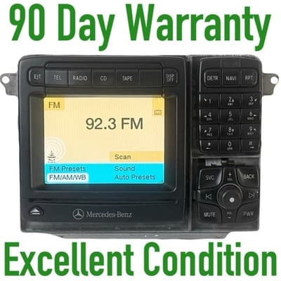2000-2002 Mercedes W215 CL600 Navigation Command Head Unit GPS CD 2208204189 OEM - Image 1
