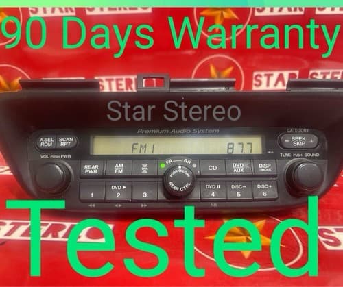 2005-2010 Honda Odyssey Am Fm Cd Player Radio Receiver 39100-SHJ-A900 HO107U - Image 1